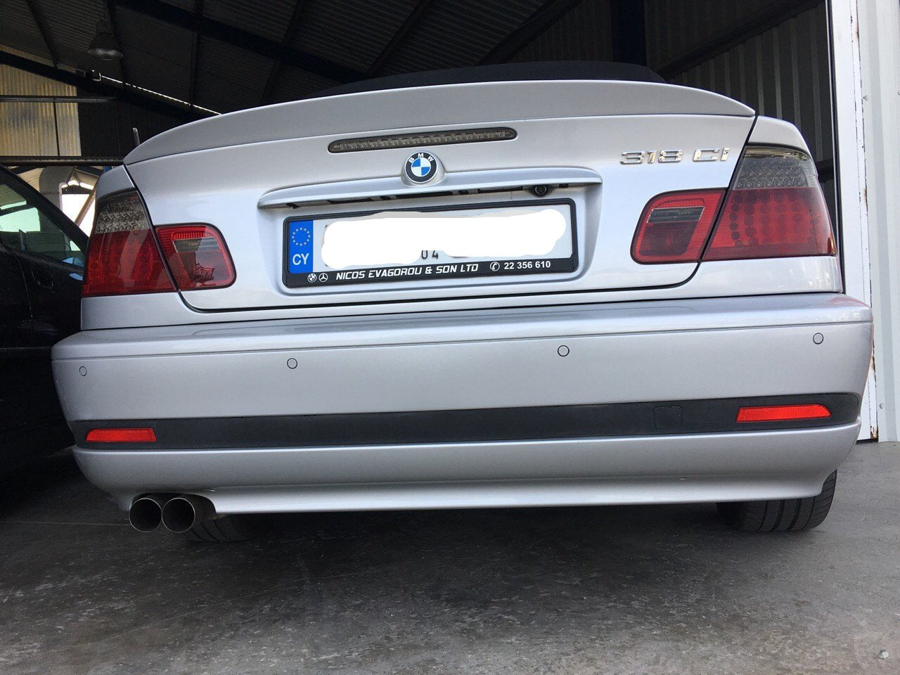 BMW E46 CSL-style Rear Boot Spoiler