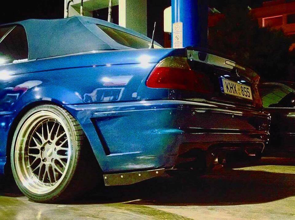 BMW E46 Carbon Fiber rear fins / lips