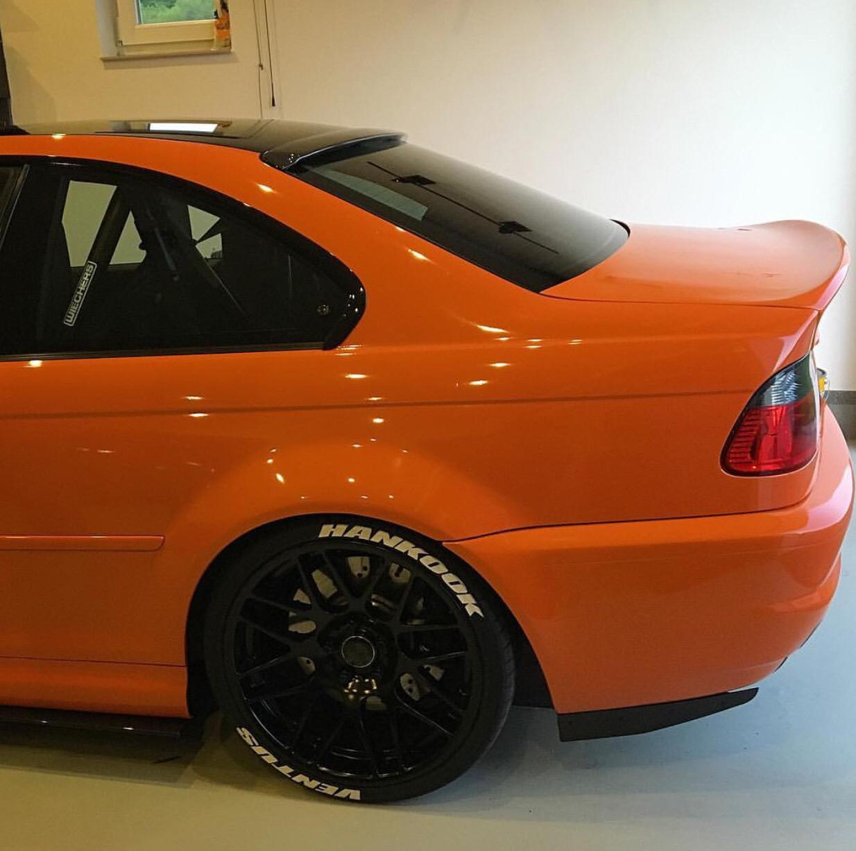 BMW E46 Carbon Fiber rear fins / lips